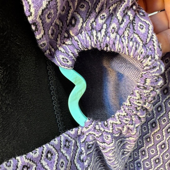 Zara Jacquard Cutout Long Sleeve Mini Dress Purple - Picture 8 of 13